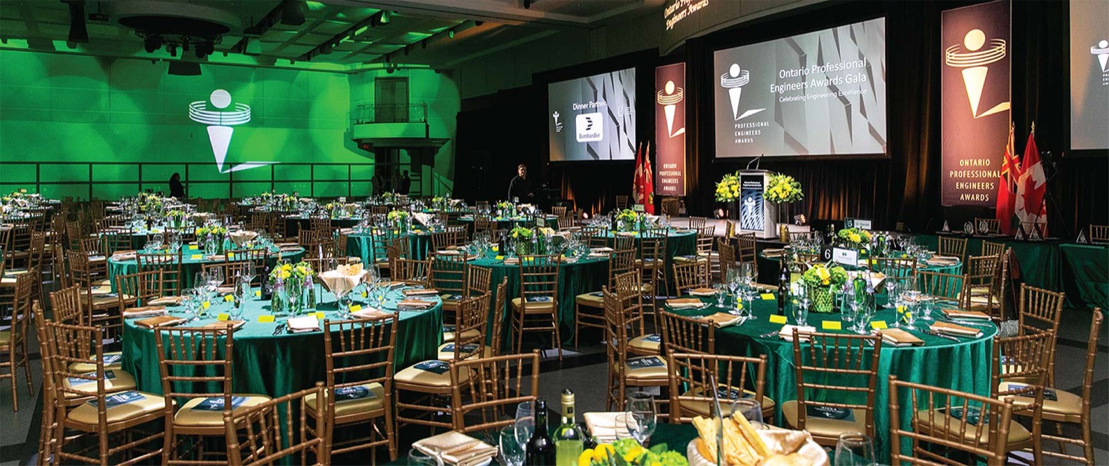 Corporate awards dinner at Paramount